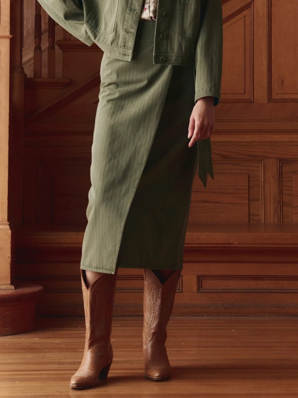 *NWT* THE GREAT THE WRAP SKIRT SIZE 3 - Picture 3 of 11